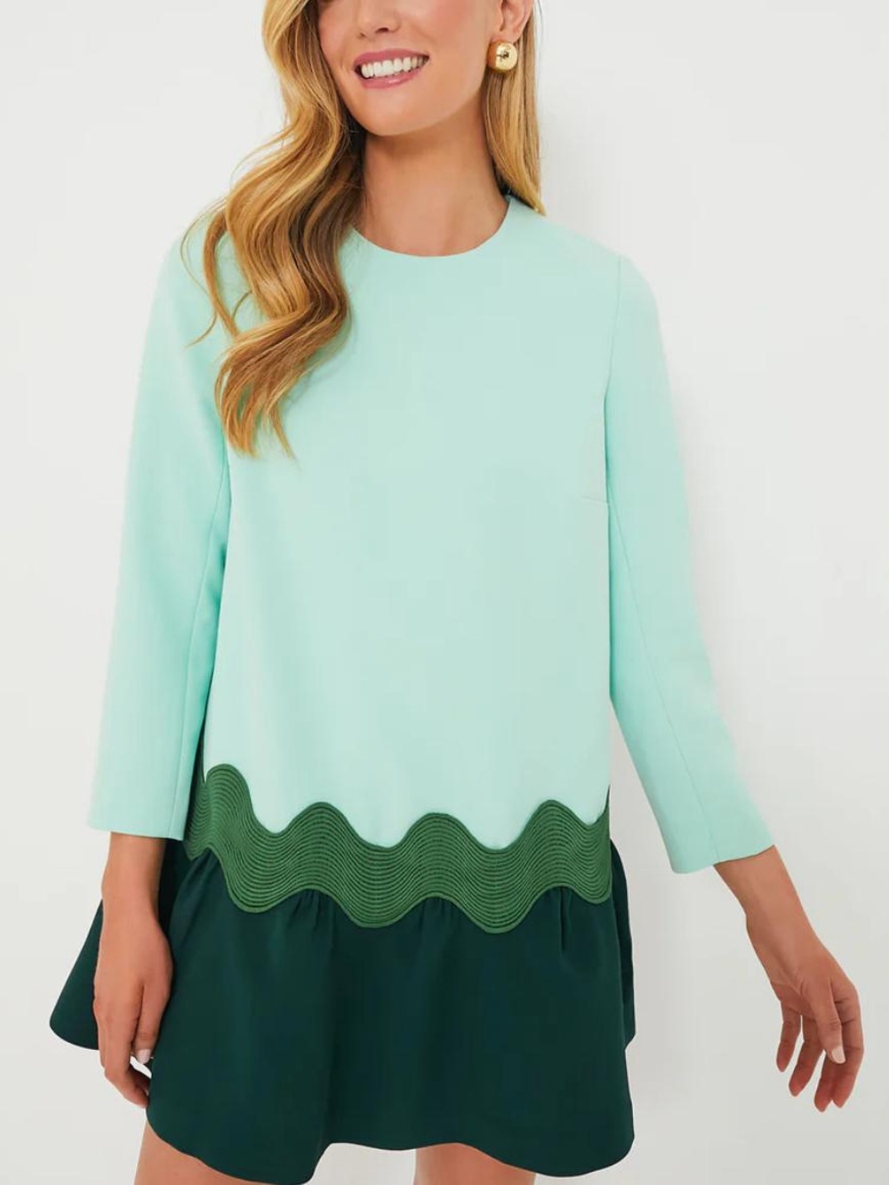 Tuckernuck Sea Grove Pierce Long Sleeve Shift Dress